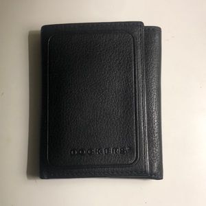 Dockers men tri fold leather wallet new w/out tags